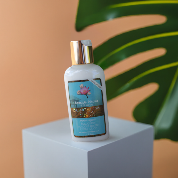 Seaside Pikake + Water Lily Coconut Butter Body Lotion 2oz