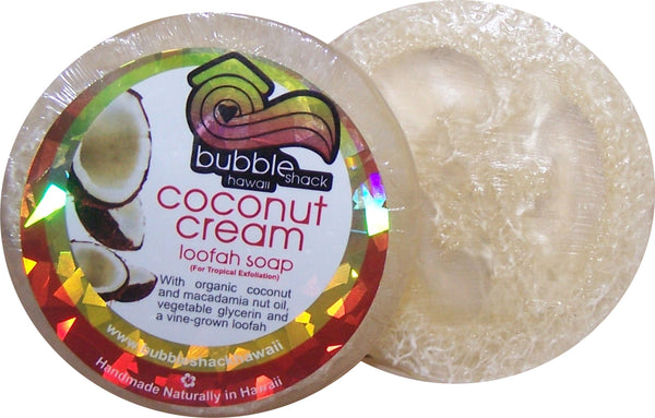 Coconut Cream Loofah Soap – Bubbleshackhawaii