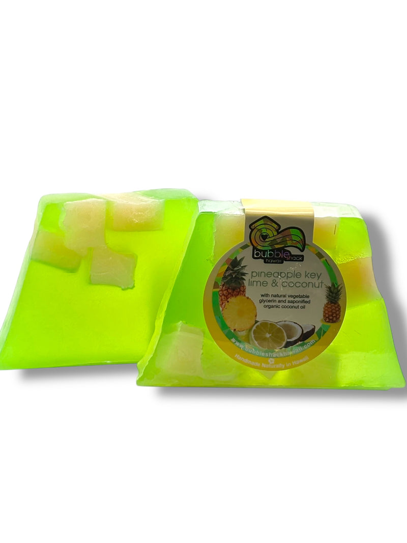 MADE IN HAWAII. Pineapple Key Lime & Coconut Chunk Soap
