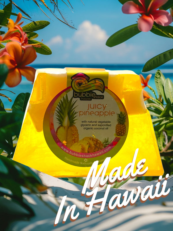 MADE IN HAWAII. Juicy Pineapple Chunk Soap