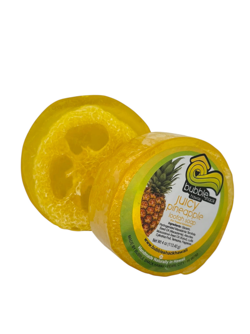 MADE IN HAWAII.Juicy Pineapple Loofah Soap