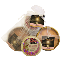 Pikake Lei Loofah Lather/Soy Poi Candle Gift Set