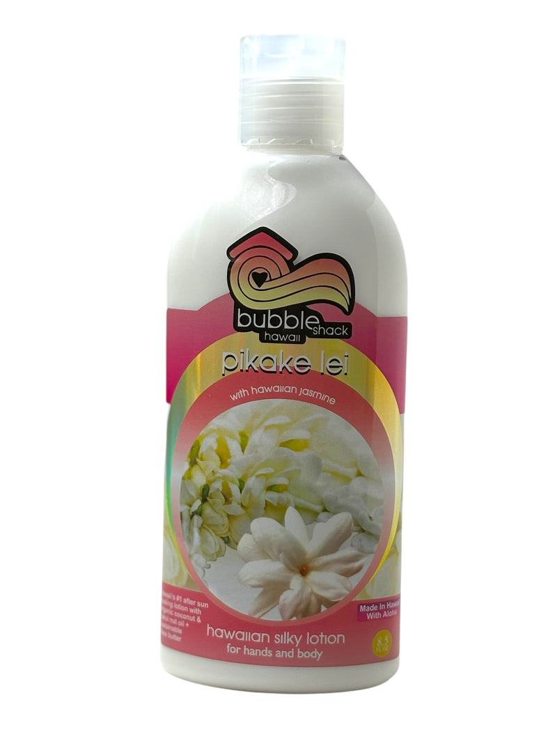 MADE IN HAWAII, Pikake Lei Kukui + Shea Hawaiian Silky Lotion 8.5oz.