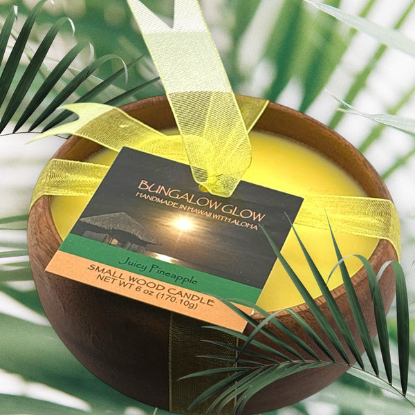 Juicy Pineapple Soy Poi Bowl Candle
