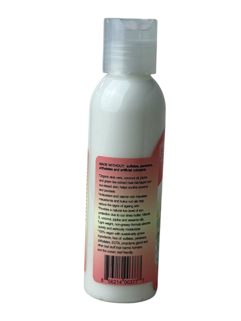 MADE IN HAWAII. Pikake Lei Kukui + Shea Hawaiian Silky Lotion 4oz