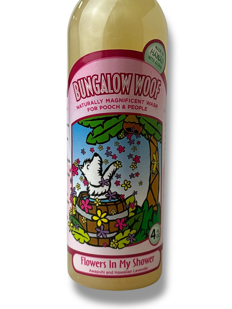 MADE IN HAWAII, Flowers in My Shower Naturally Magnificent Wash for Dogs 4oz