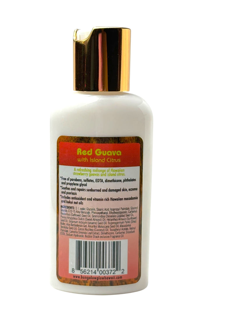 MADE IN HAWAII, Red Guava with Island Citrus Coconut Butter Body Lotion 2oz.