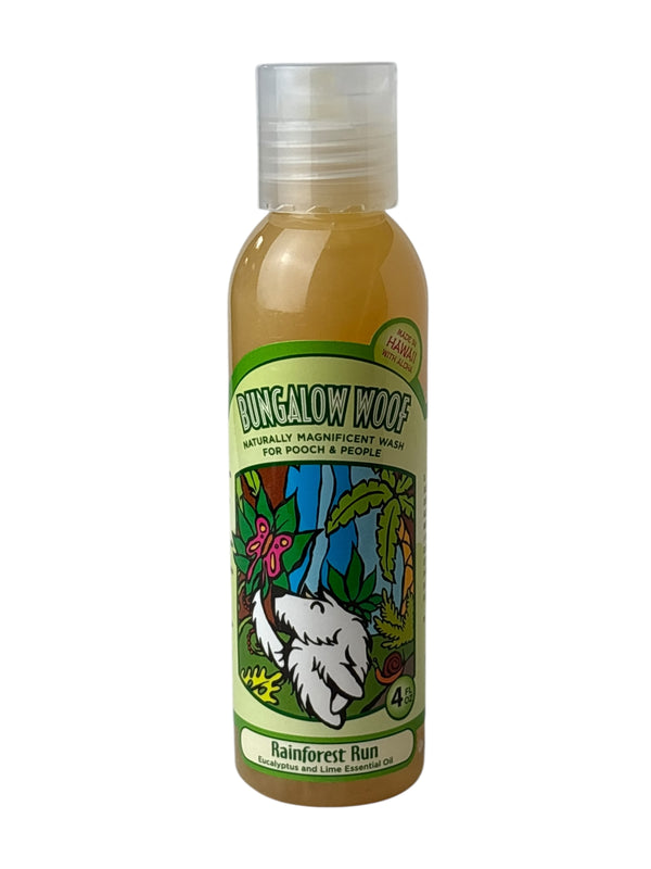 MADE IN HAWAII. Rainforest Run Naturally Magnificent Wash for Dogs 4oz