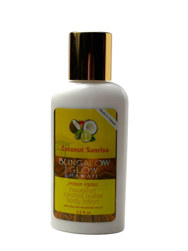 MADE IN HAWAII, Coconut Sunrise Coconut Butter Body Lotion 2oz.