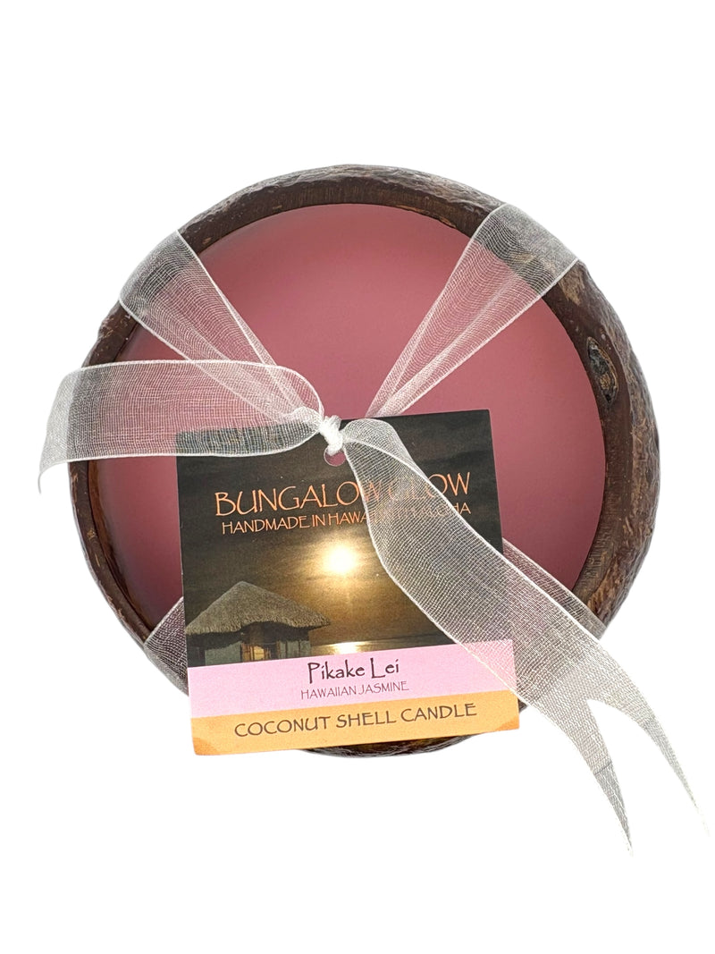 Pikake Lei Coconut Shell Soy Candle