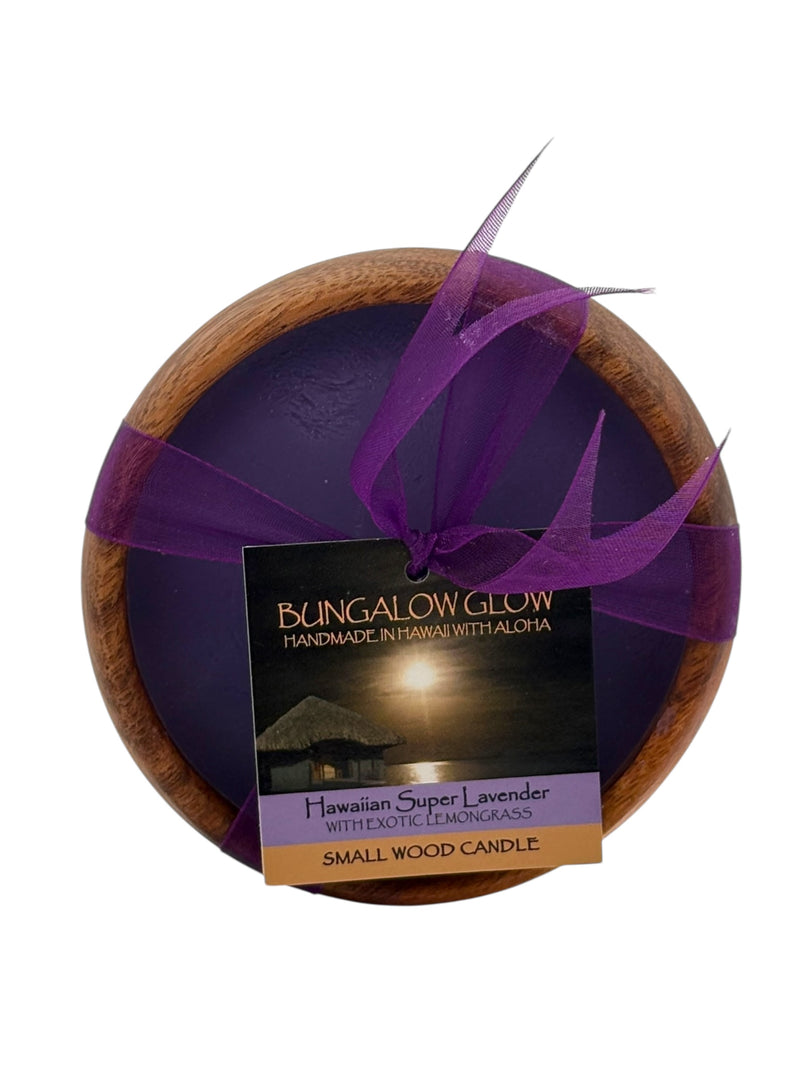 Hawaiian Super Lavender Soy Poi Bowl Candle