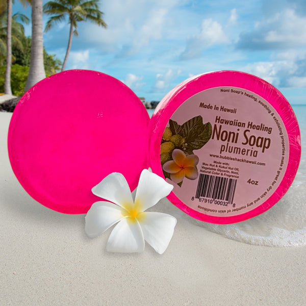 MADE IN HAWAII. Plumeria Noni Soap