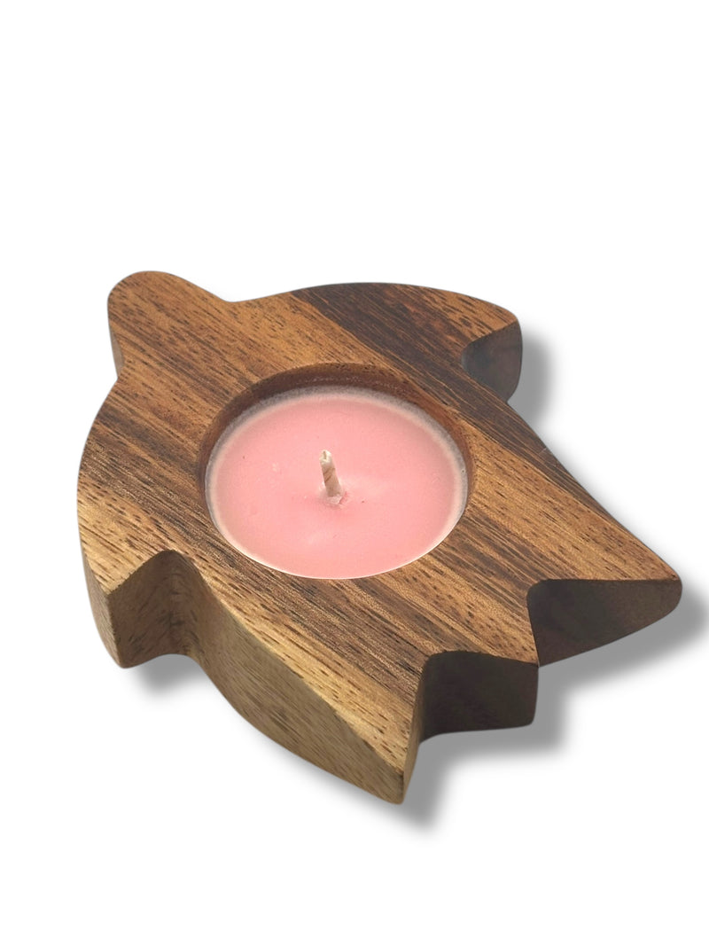 MADE IN HAWAII.Pikake Lei Hawaiian Honu Candle