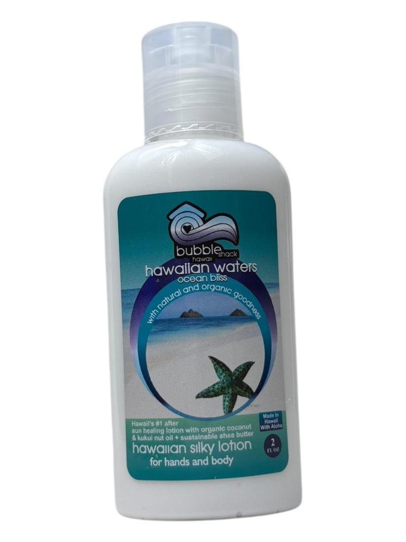 MADE IN HAWAII, Set of Five -2oz Kukui + Shea Hawaiian Silky Lotions.