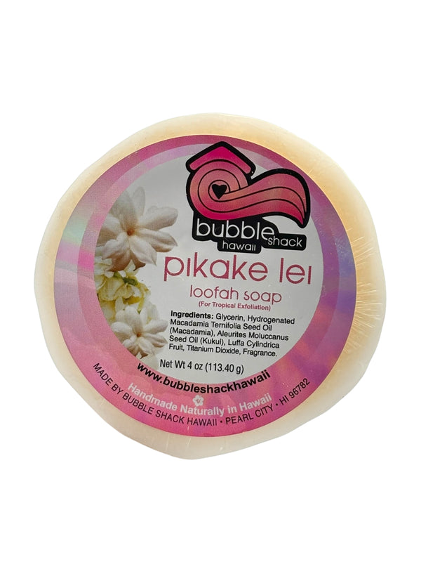 MADE IN HAWAII.Pikake Lei Loofah Soap