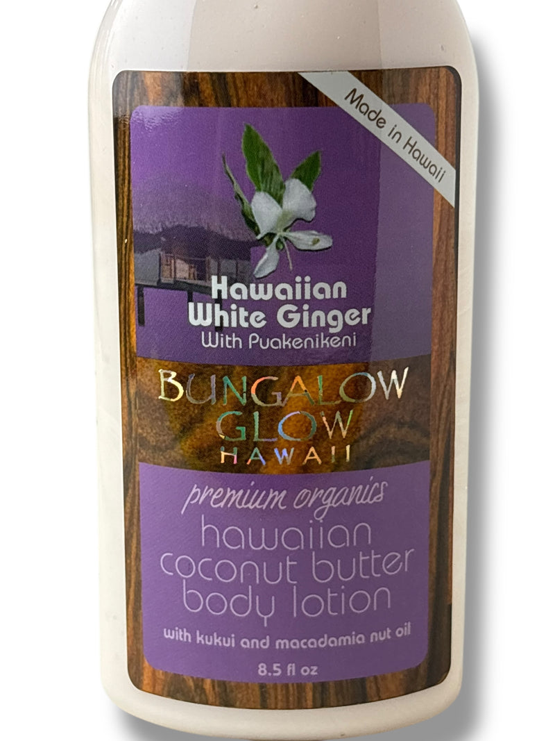 Hawaiian White Ginger with Puakenikeni Coconut Butter Body Lotion 8.5oz