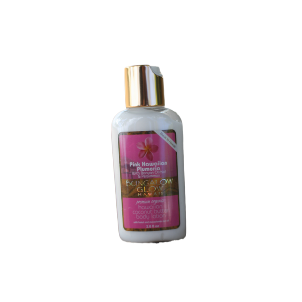 Pink Hawaiian Plumeria Coconut Butter Body Lotion 2oz