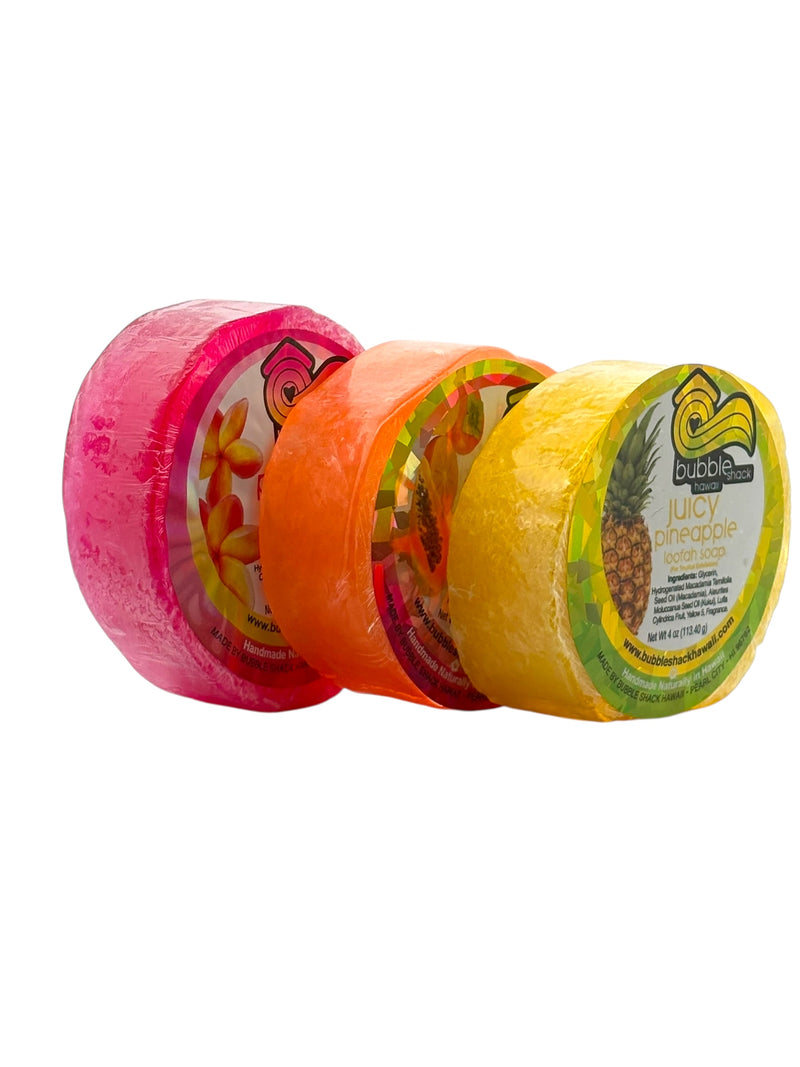 Rainbow Loofah 3 Pack Gift Set