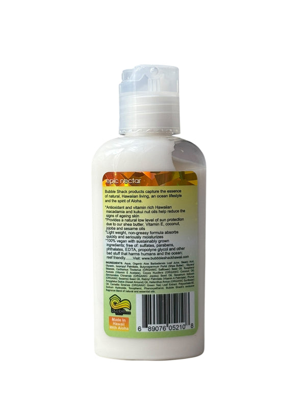 MADE IN HAWAII, Epic Nectar Kukui + Shea Hawaiian Silky Lotion 2oz.