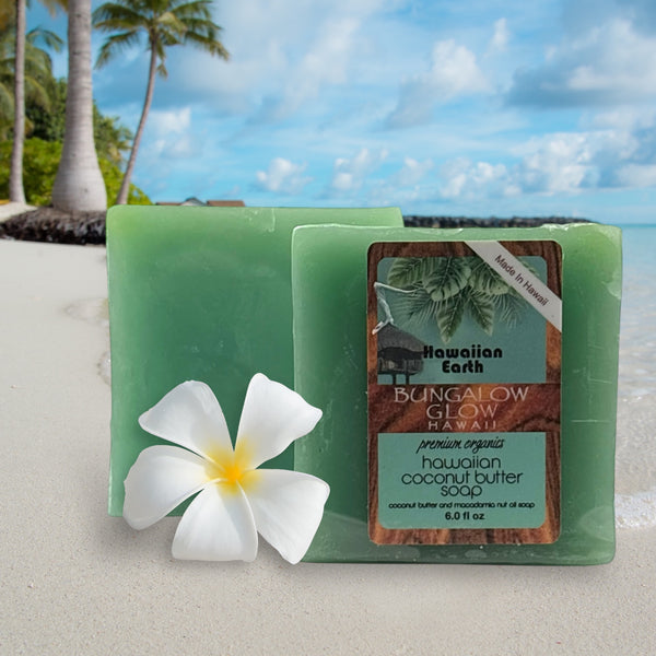 Hawaiian Earth Premium Organics Hawaiian Coconut Butter Soap