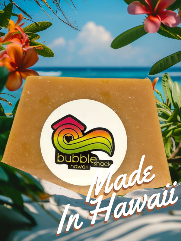 MADE IN HAWAII.Lemongrass Rosemary with Island Citrus Handmade Soap