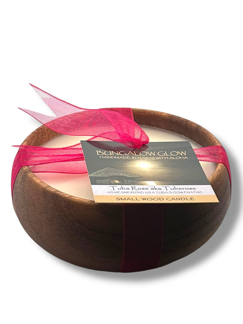 Tuba Rose aka: Tuberose Soy Poi Bowl Candle