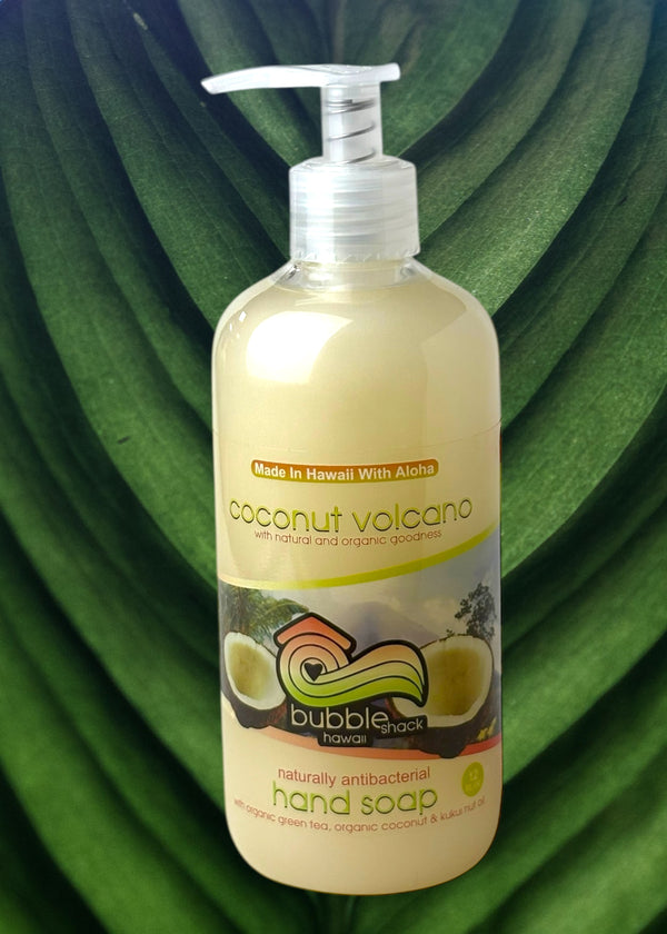 MADE IN HAWAII. Coconut Volcano Hand Soap 12oz