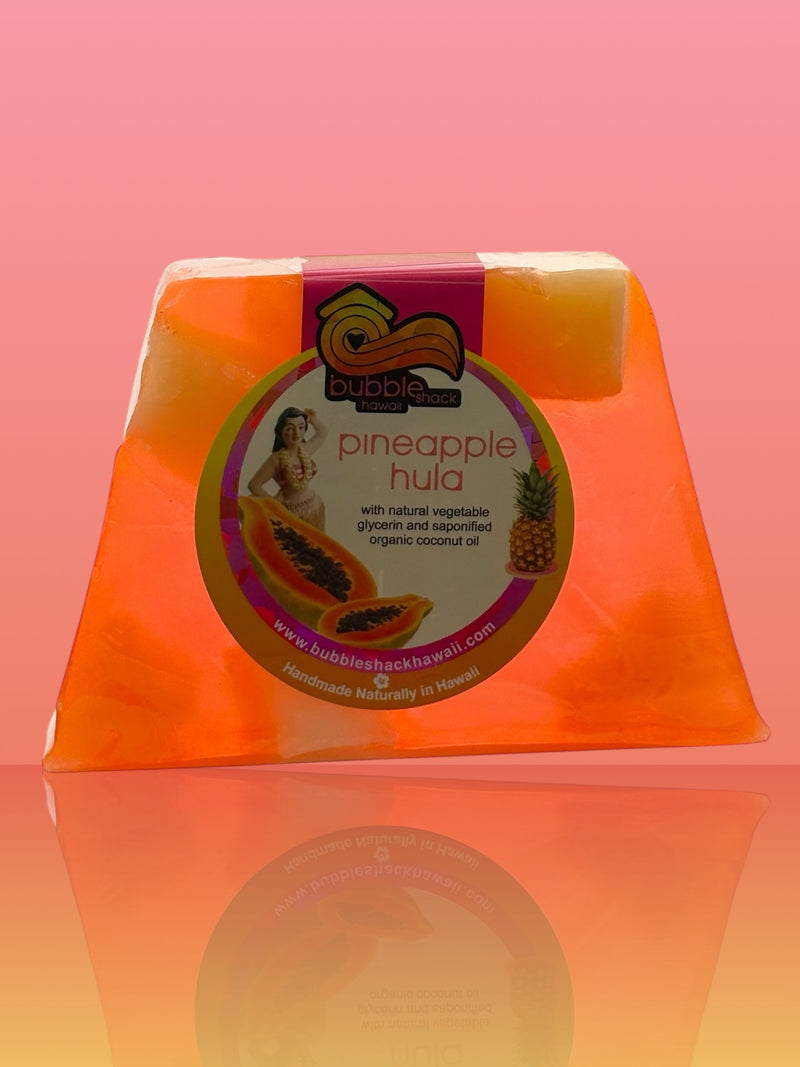MADE IN HAWAII. Pineapple Hula Chunk Soap