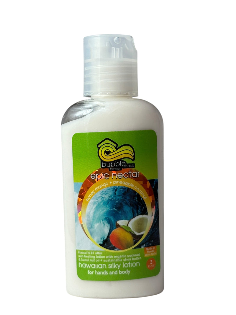 MADE IN HAWAII, Epic Nectar Kukui + Shea Hawaiian Silky Lotion 2oz.