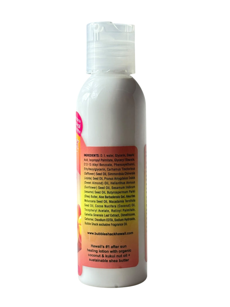 MADE IN HAWAII, Plumeria Sunset Kukui + Shea Hawaiian Silky Lotion 4oz.