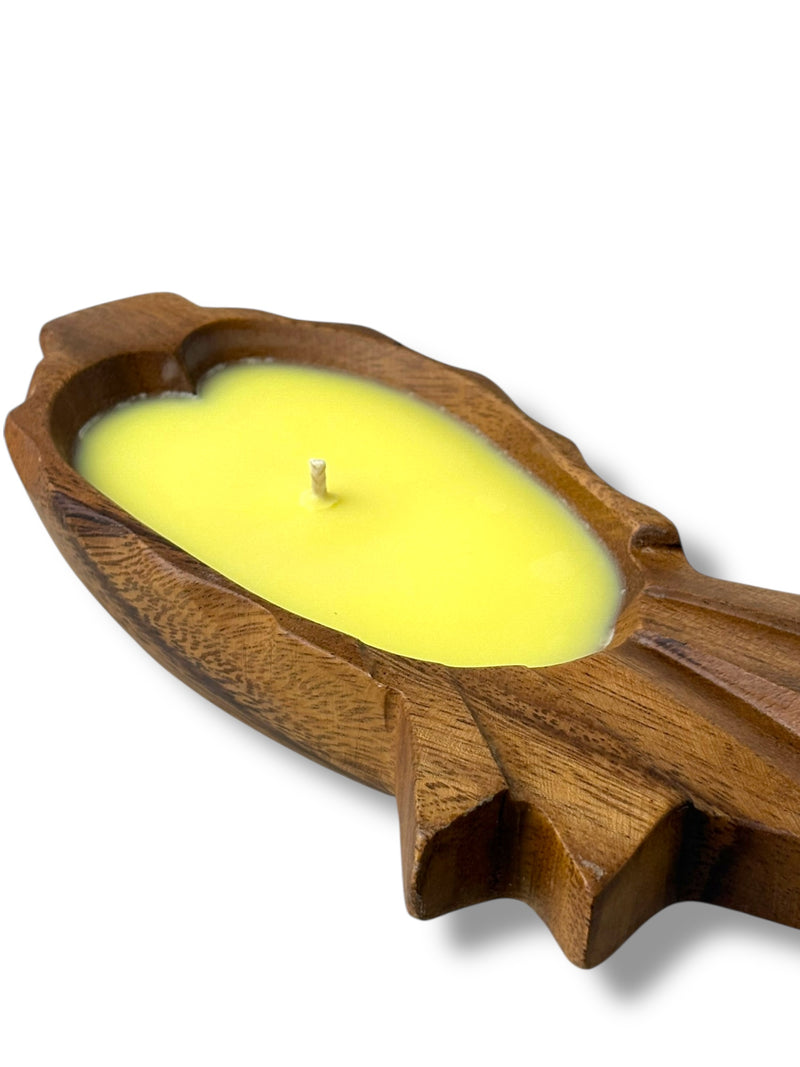 MADE IN HAWAII. Juicy Pineapple Pineapple Shaped Candles