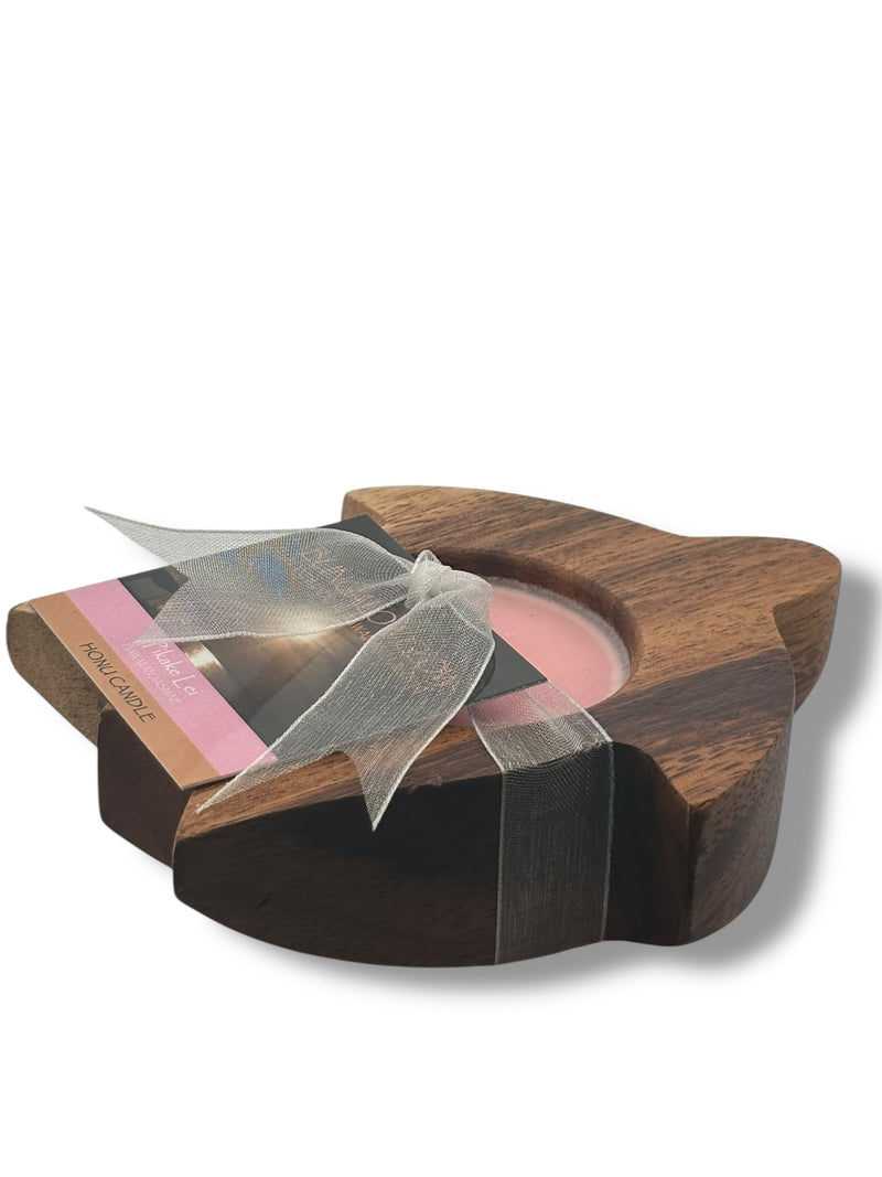 MADE IN HAWAII.Pikake Lei Hawaiian Honu Candle