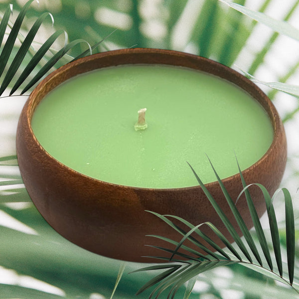 Grass Skirt Holiday Soy Poi Bowl Candle