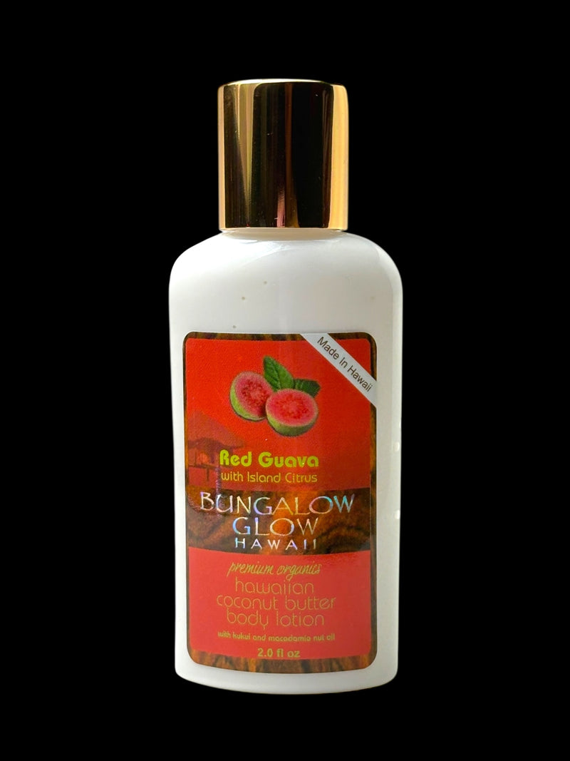 MADE IN HAWAII, Red Guava with Island Citrus Coconut Butter Body Lotion 2oz.