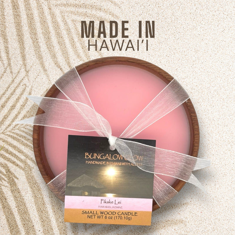 Pikake Lei Soy Poi Bowl Candle