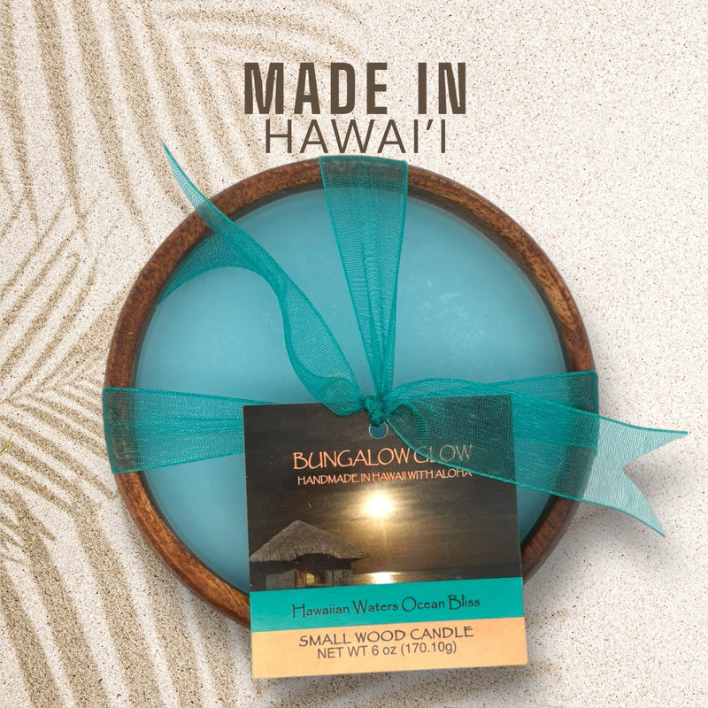 Hawaiian Waters Ocean Bliss Soy Poi Bowl Candle