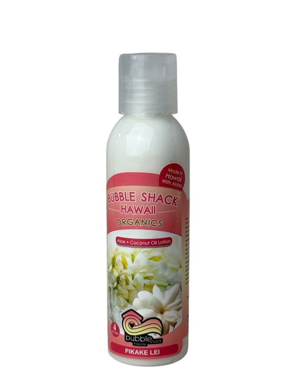 MADE IN HAWAII. Pikake Lei Kukui + Shea Hawaiian Silky Lotion 4oz