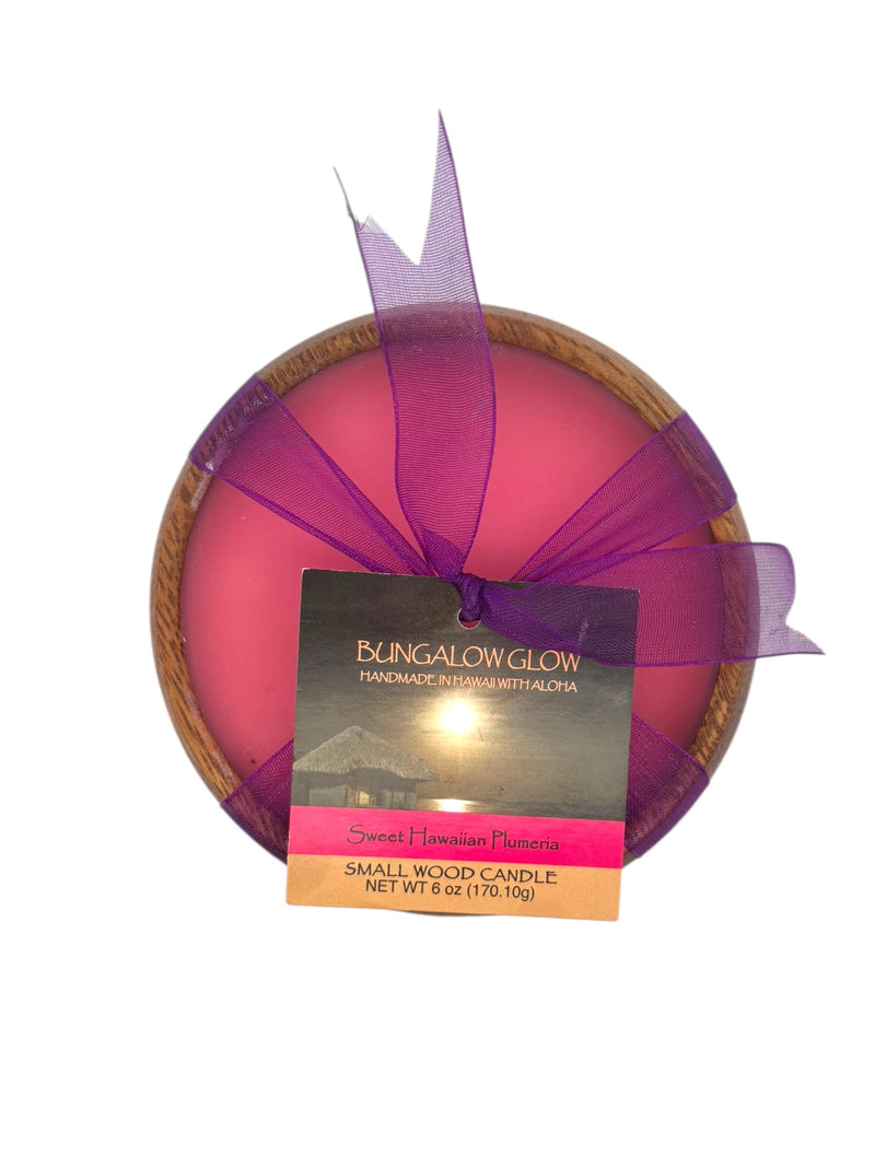 Sweet Hawaiian Plumeria Soy Poi Bowl Candle