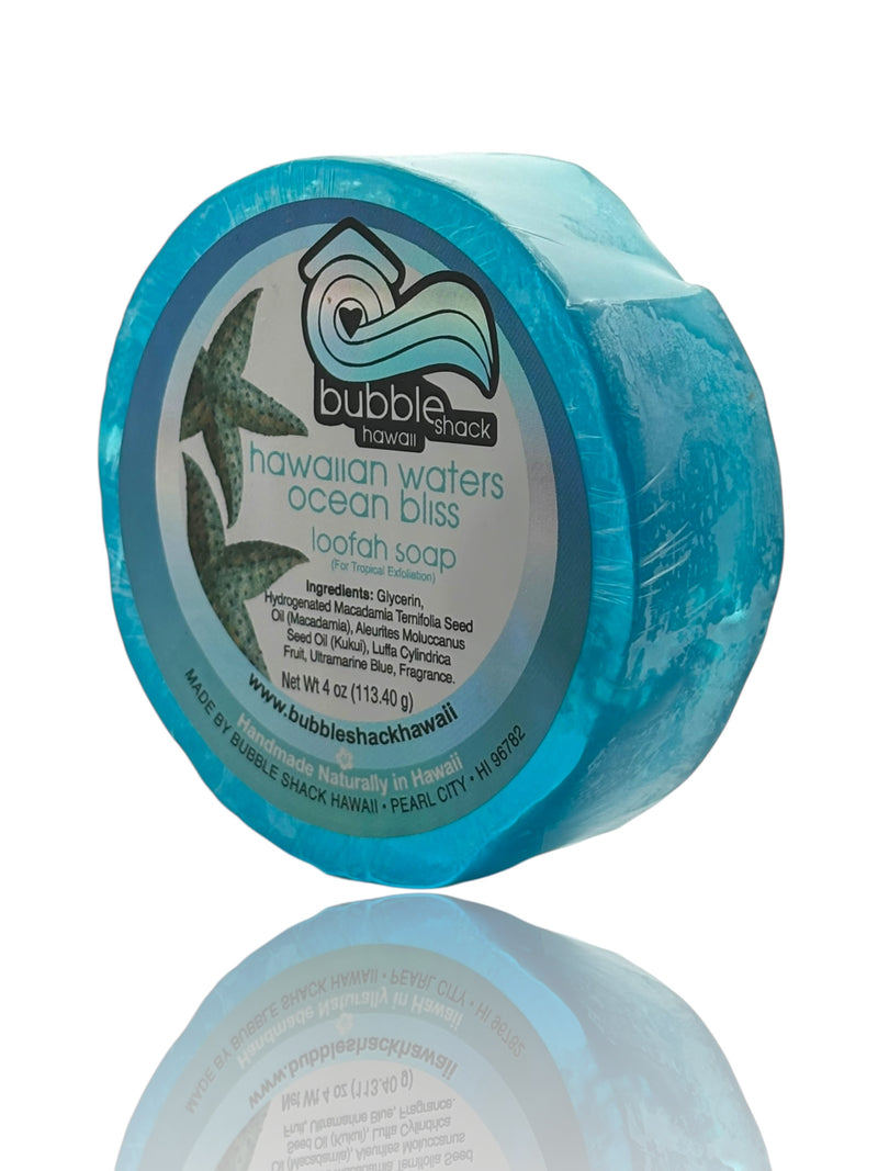 MADE IN HAWAII. Hawaiian Waters Ocean Bliss Loofah Soap