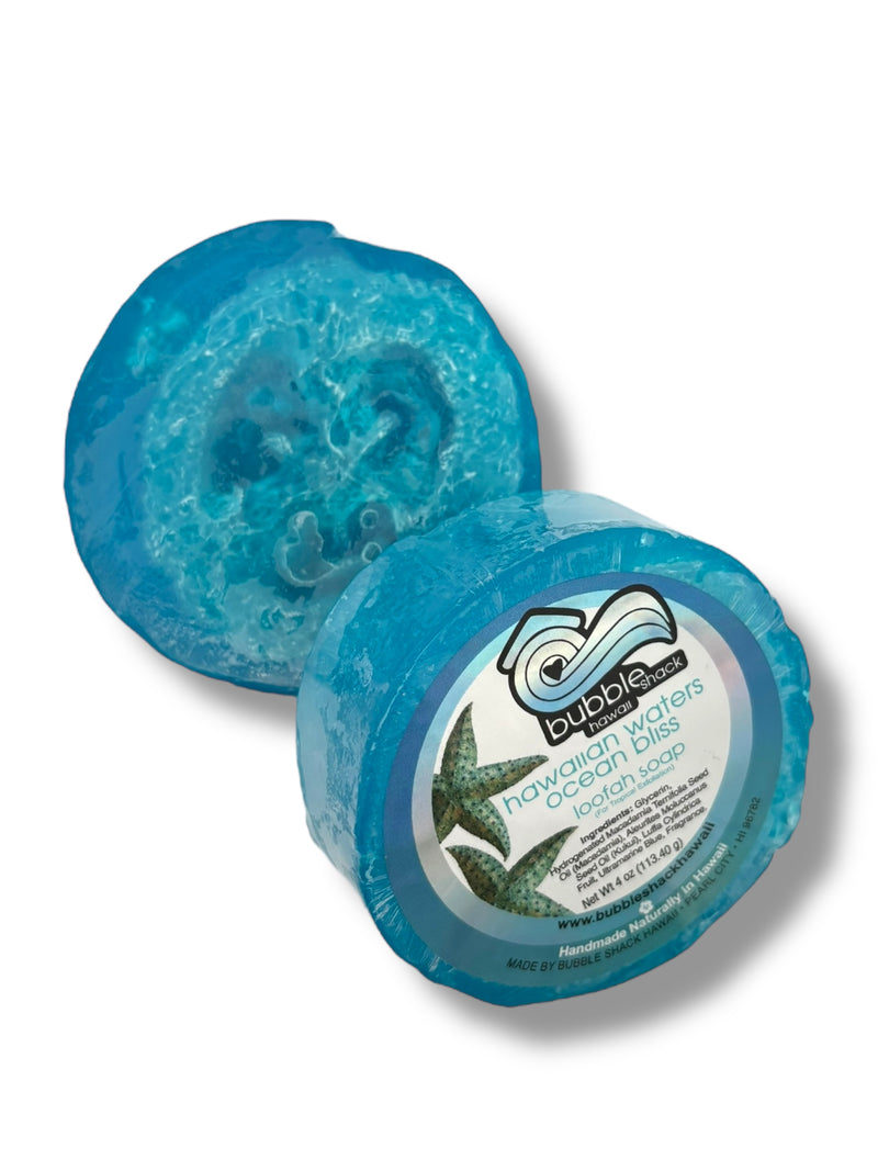 MADE IN HAWAII. Hawaiian Waters Ocean Bliss Loofah Soap