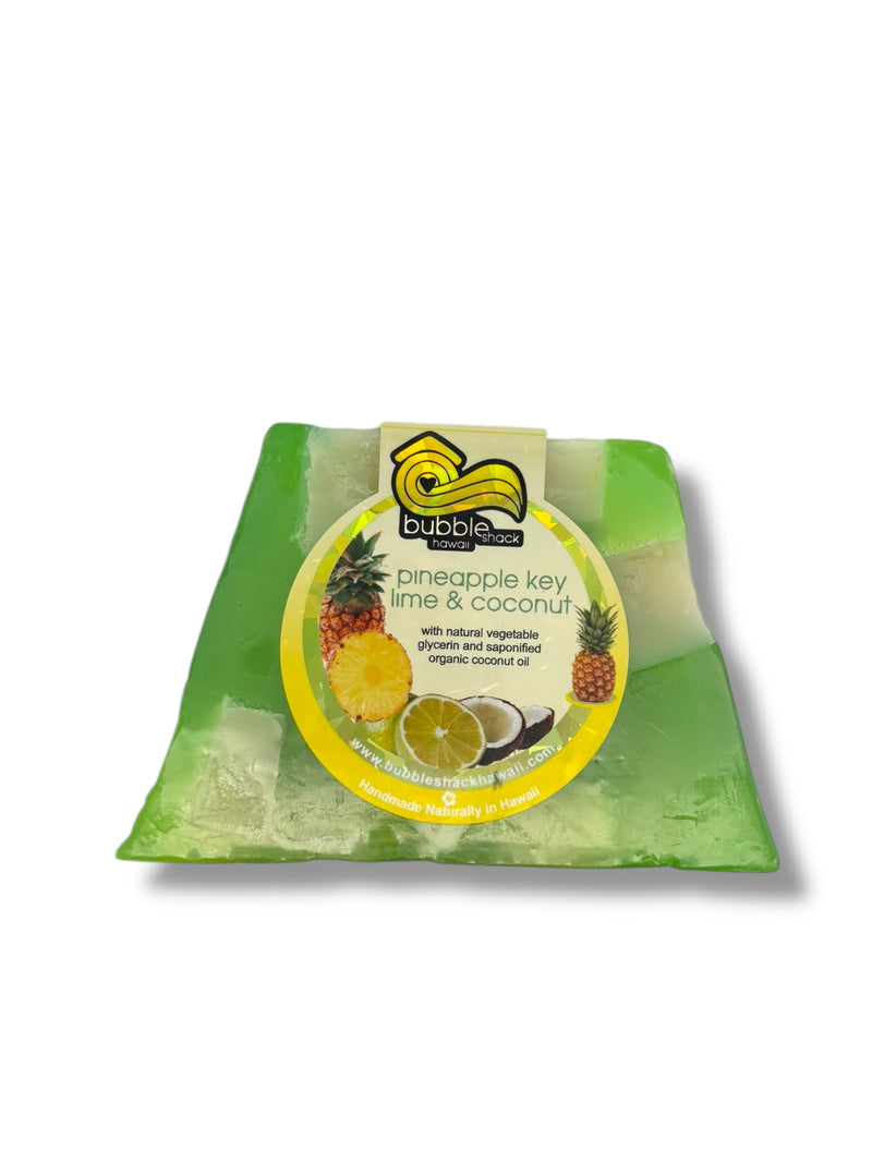 MADE IN HAWAII. Pineapple Key Lime & Coconut Chunk Soap