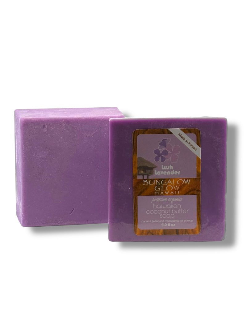 MADE IN HAWAII. Lush Lavender Premium Organics Hawaiian Coconut Butter Soap