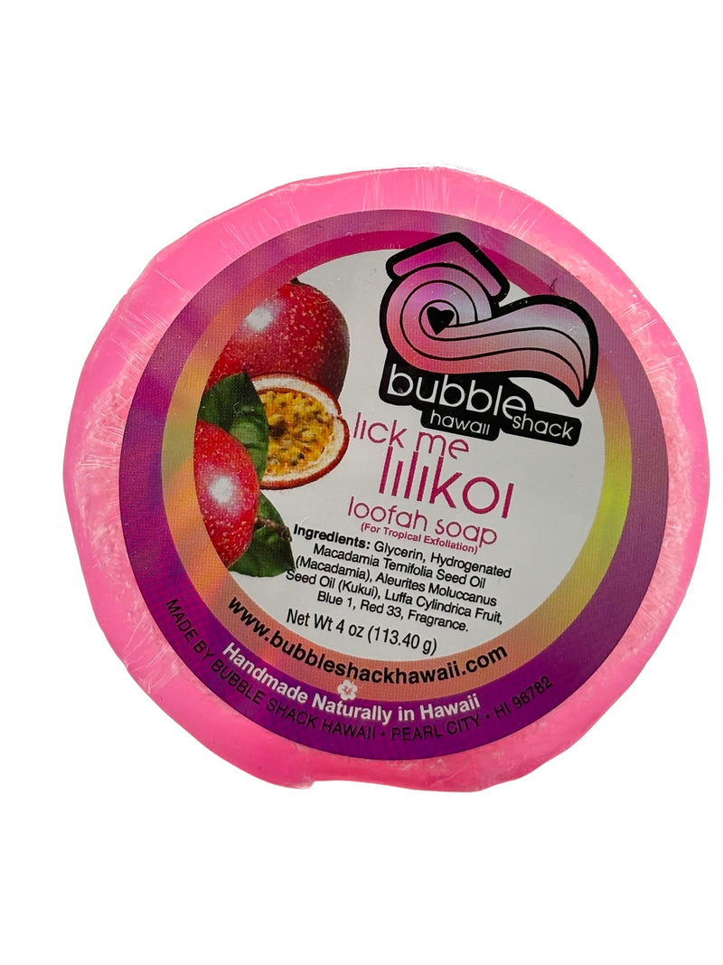 MADE IN HAWAII. Lick Me Lilikoi Loofah Soap