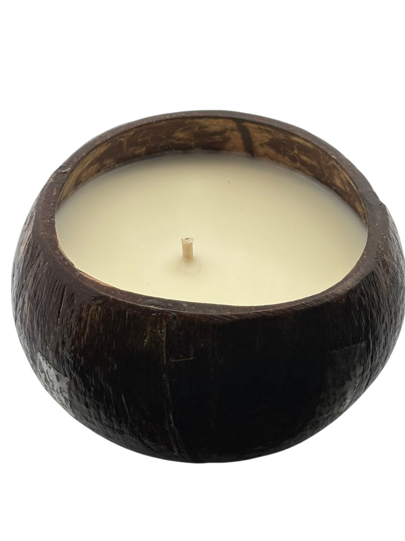 Coconut Volcano Coconut Shell Soy Candle, 12oz