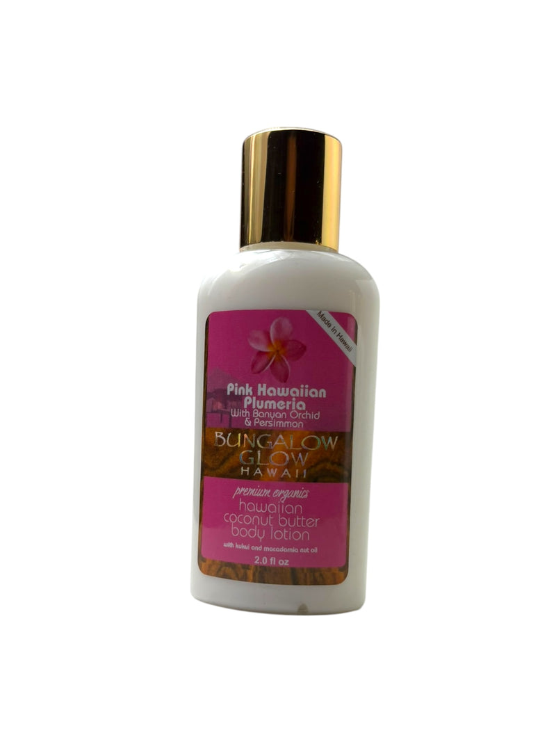 MADE IN HAWAII, Premium Organics Set of 5 -2oz Coconut Butter Body Lotions.