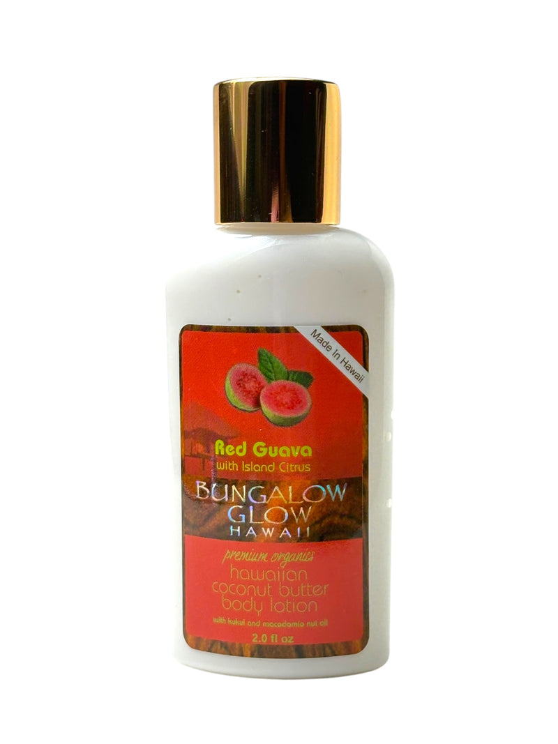 MADE IN HAWAII, Red Guava with Island Citrus Coconut Butter Body Lotion 2oz.