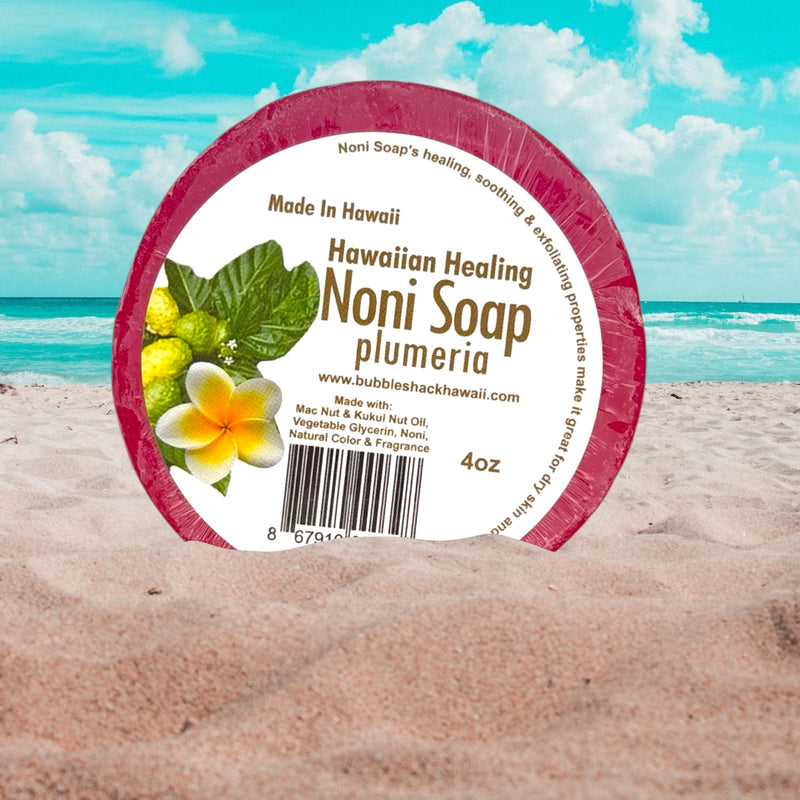 MADE IN HAWAII. Plumeria Noni Soap