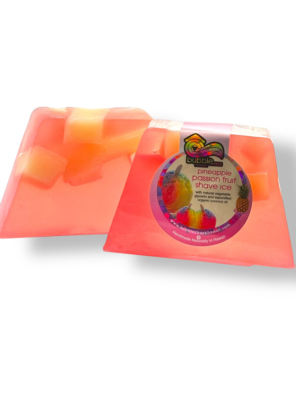 MADE IN HAWAII.Pineapple Passionfruit Shave Ice Chunk Soap