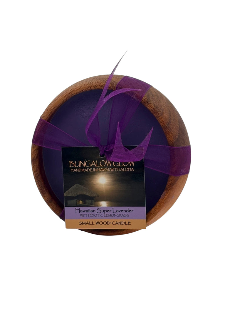 Hawaiian Super Lavender Soy Poi Bowl Candle