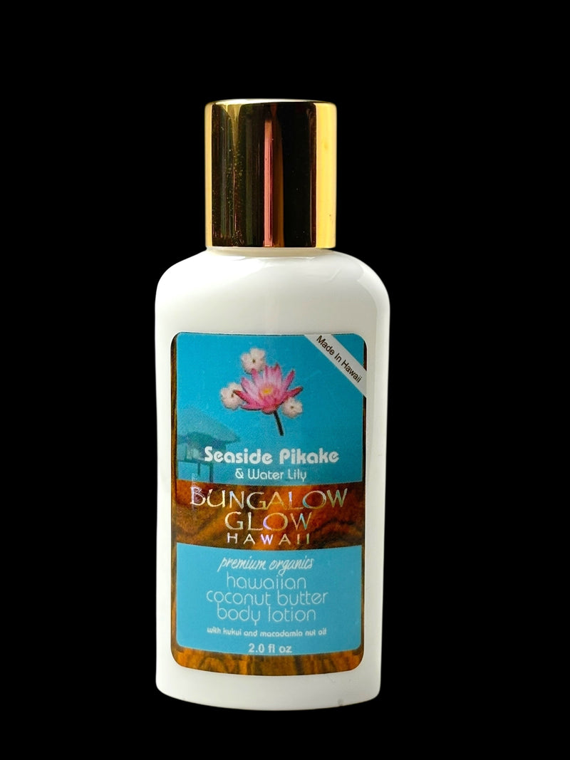 MADE IN HAWAII, Seaside Pikake + Water Lily Coconut Butter Body Lotion 2oz.